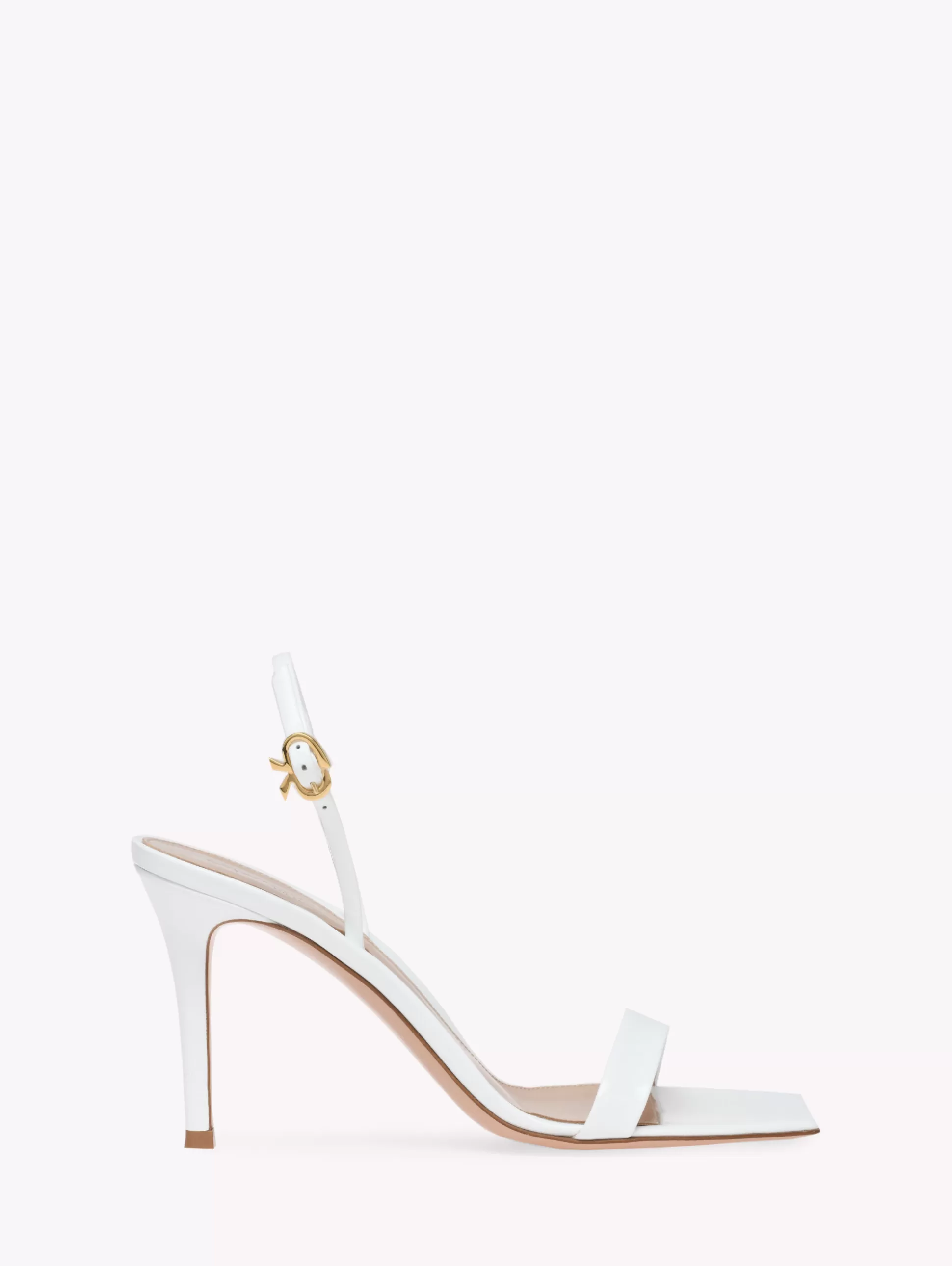 Gianvito Rossi Sandals | Ribbon-RIBBON STILETTO 85 WHITE