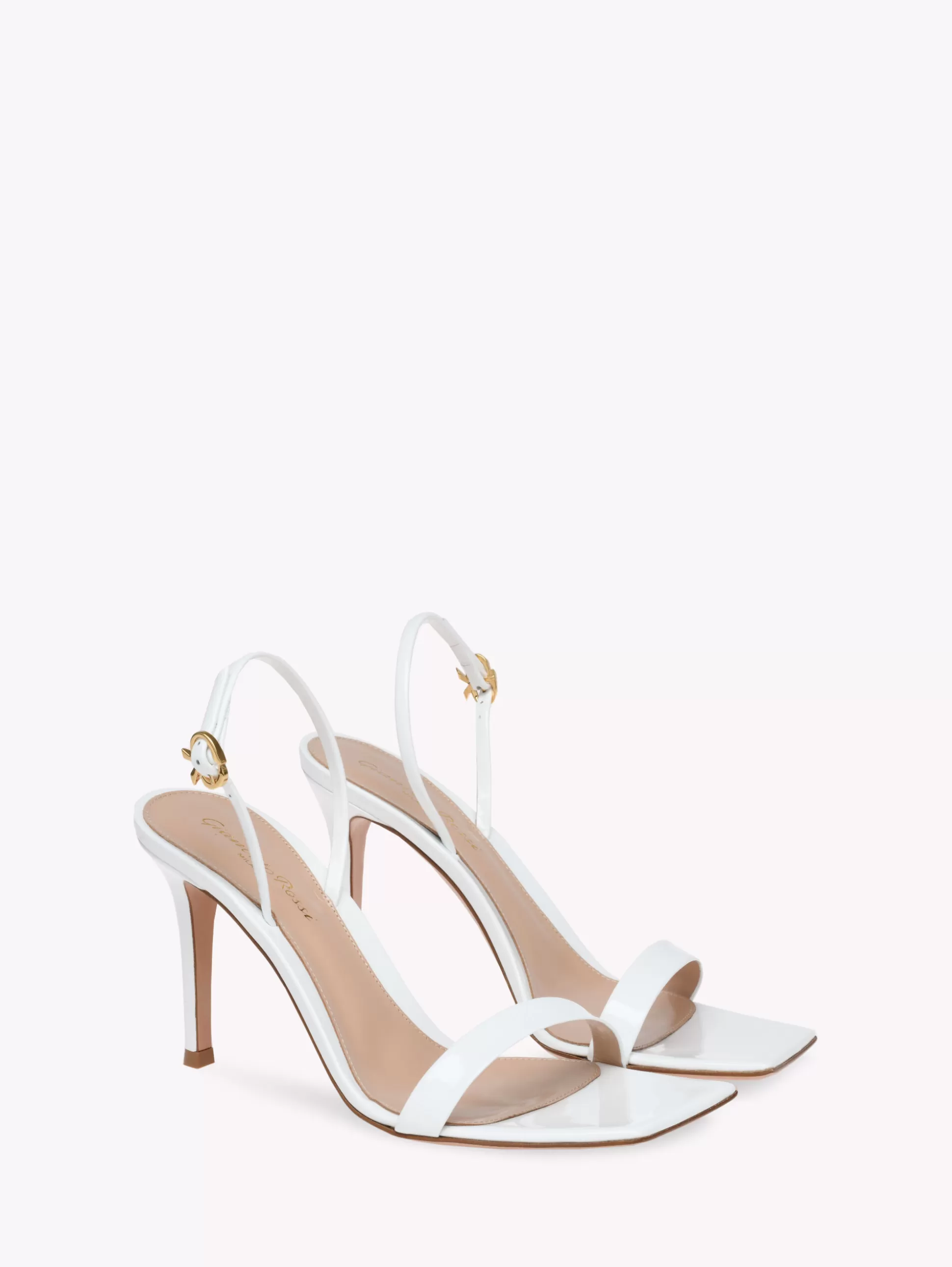 Gianvito Rossi Sandals | Ribbon-RIBBON STILETTO 85 WHITE