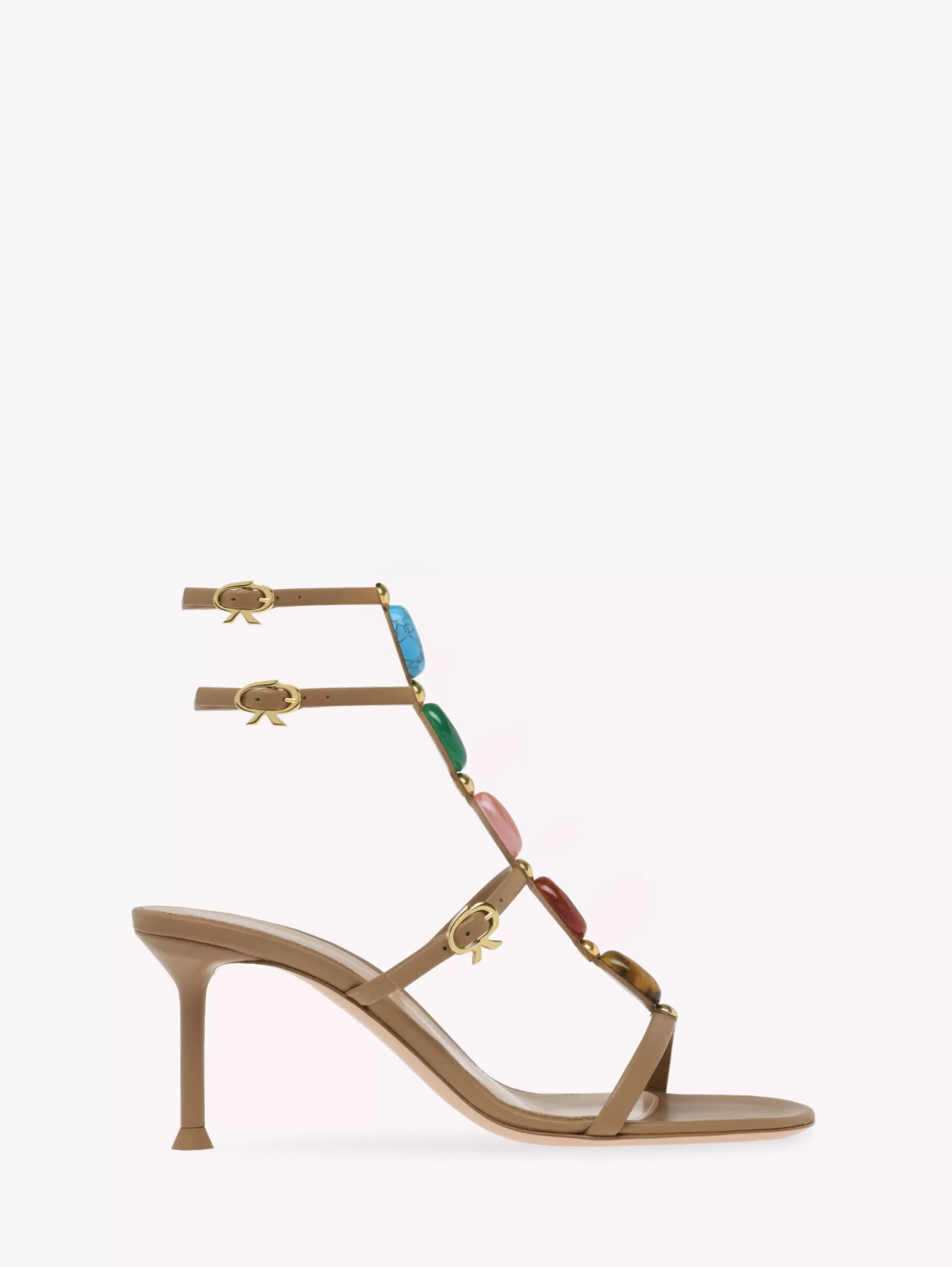 Gianvito Rossi Sandals-SHANTI 70 BROWN