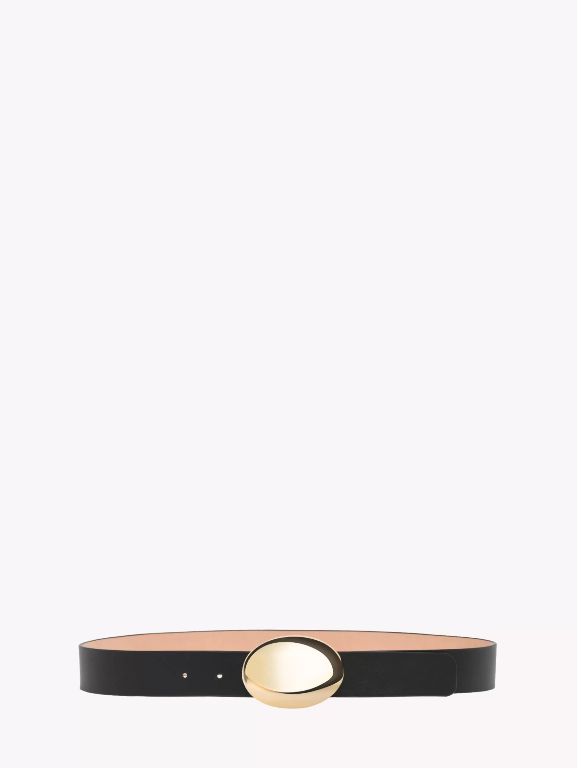 Gianvito Rossi Accessories-SPHERA BELT BLACK LEATHER