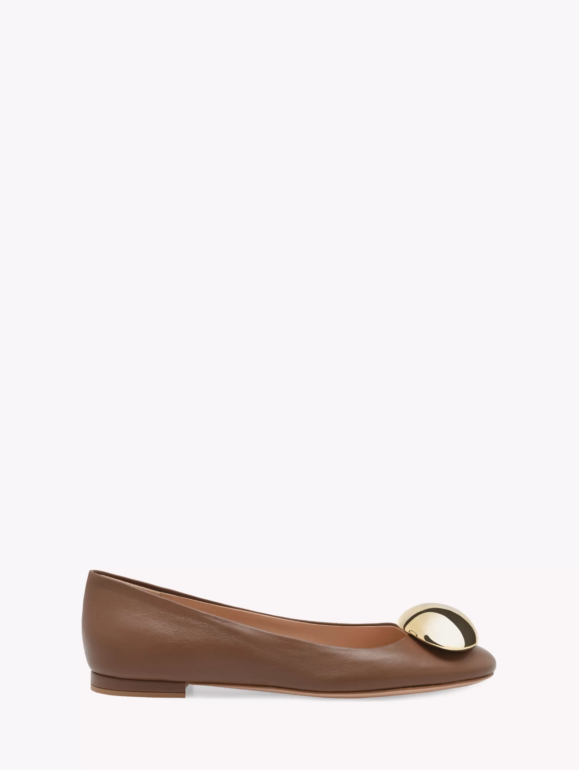 Gianvito Rossi Flats-SPHERA PUMP 05 BROWN