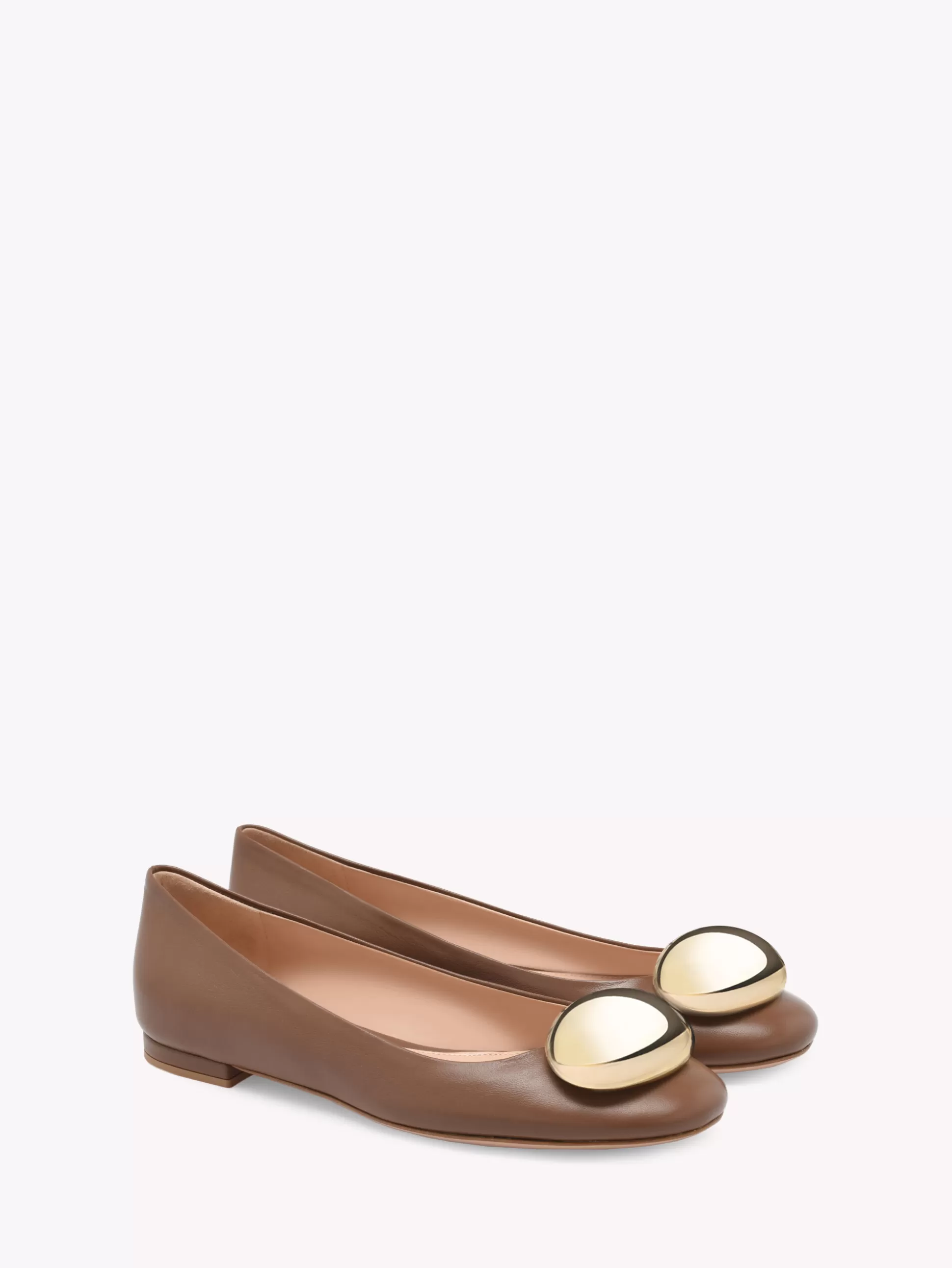 Gianvito Rossi Flats-SPHERA PUMP 05 BROWN