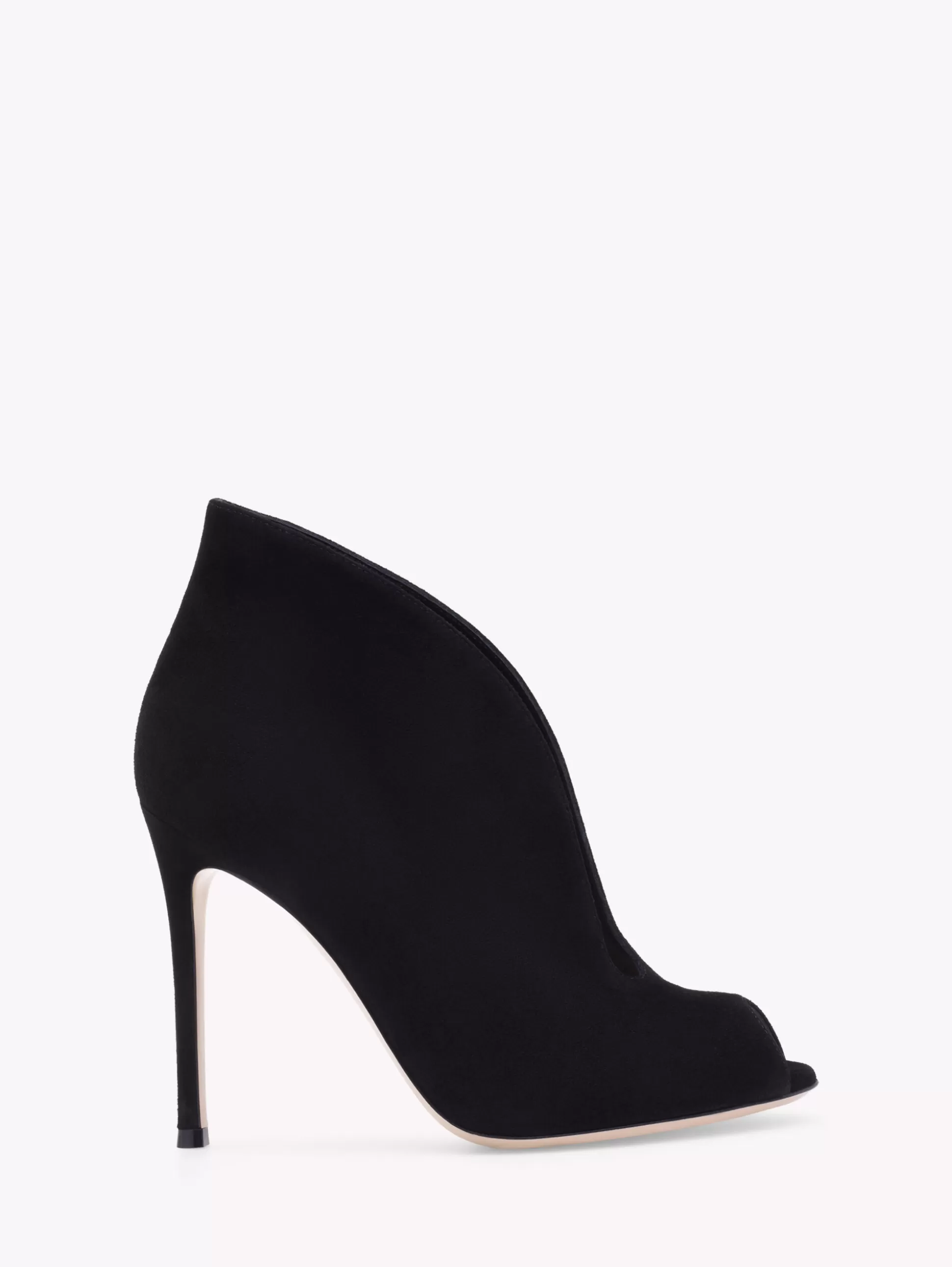 Gianvito Rossi Booties-VAMP BLACK SUEDE