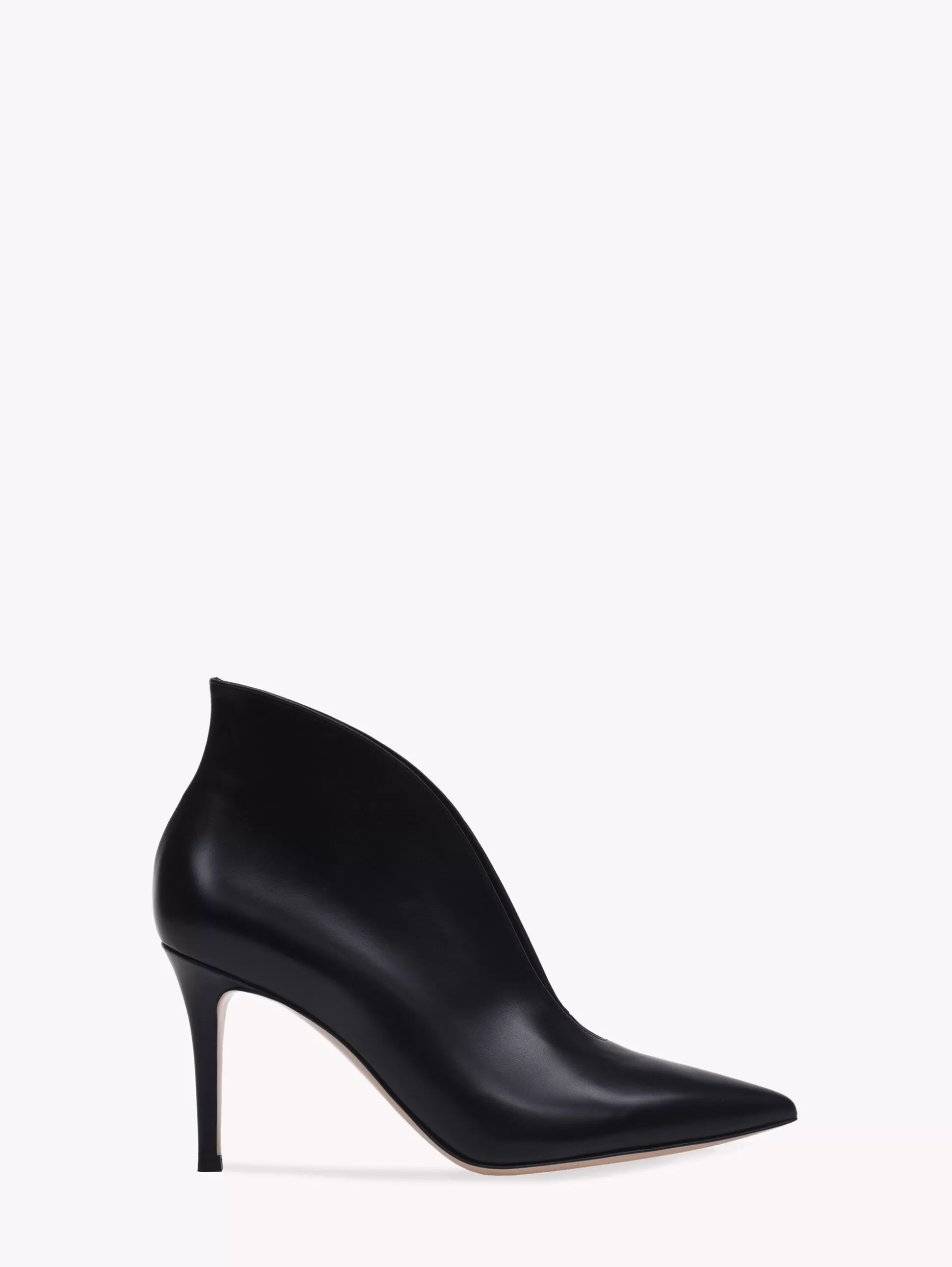 Gianvito Rossi Booties-VANIA BLACK LEATHER