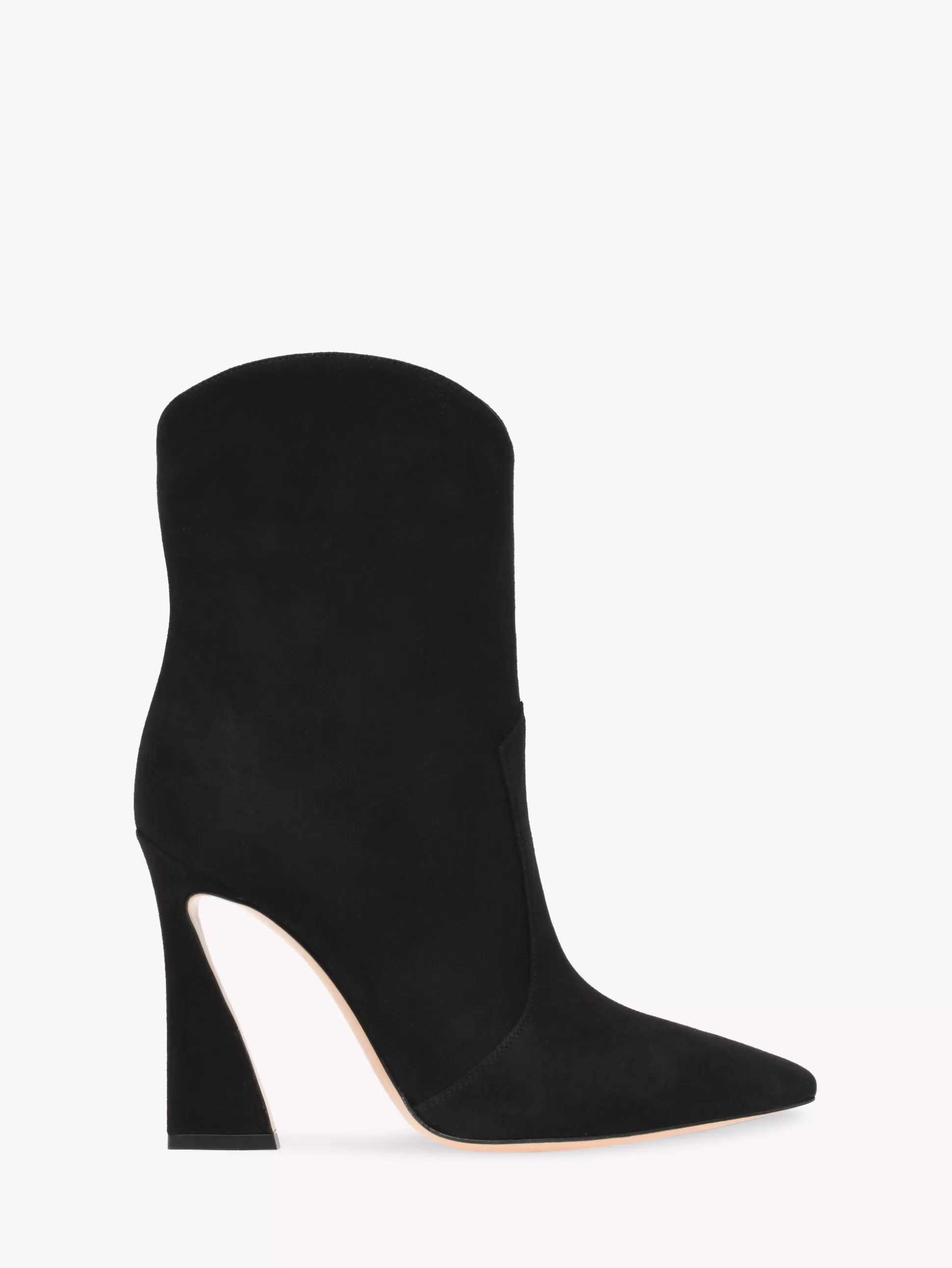 Gianvito Rossi Booties-VEGAS BLACK SUEDE