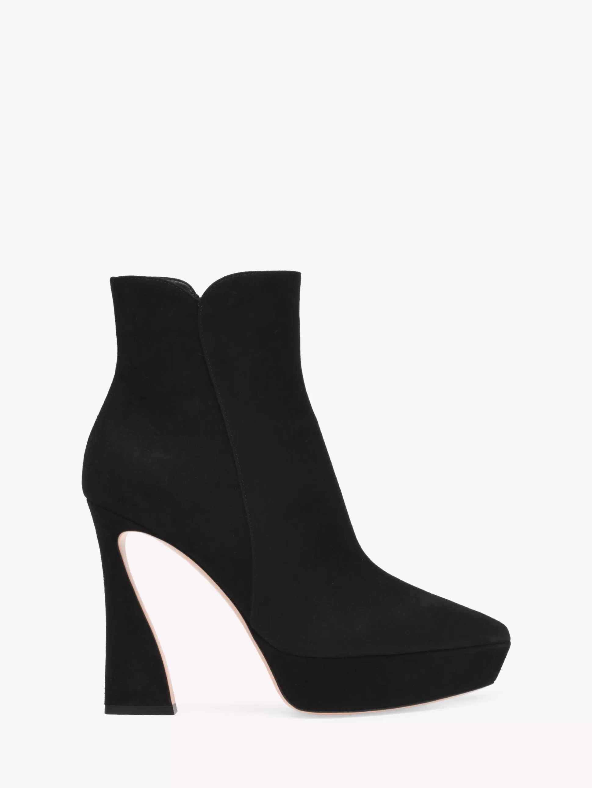 Gianvito Rossi Booties-VERTIGO BOOTIE BLACK SUEDE