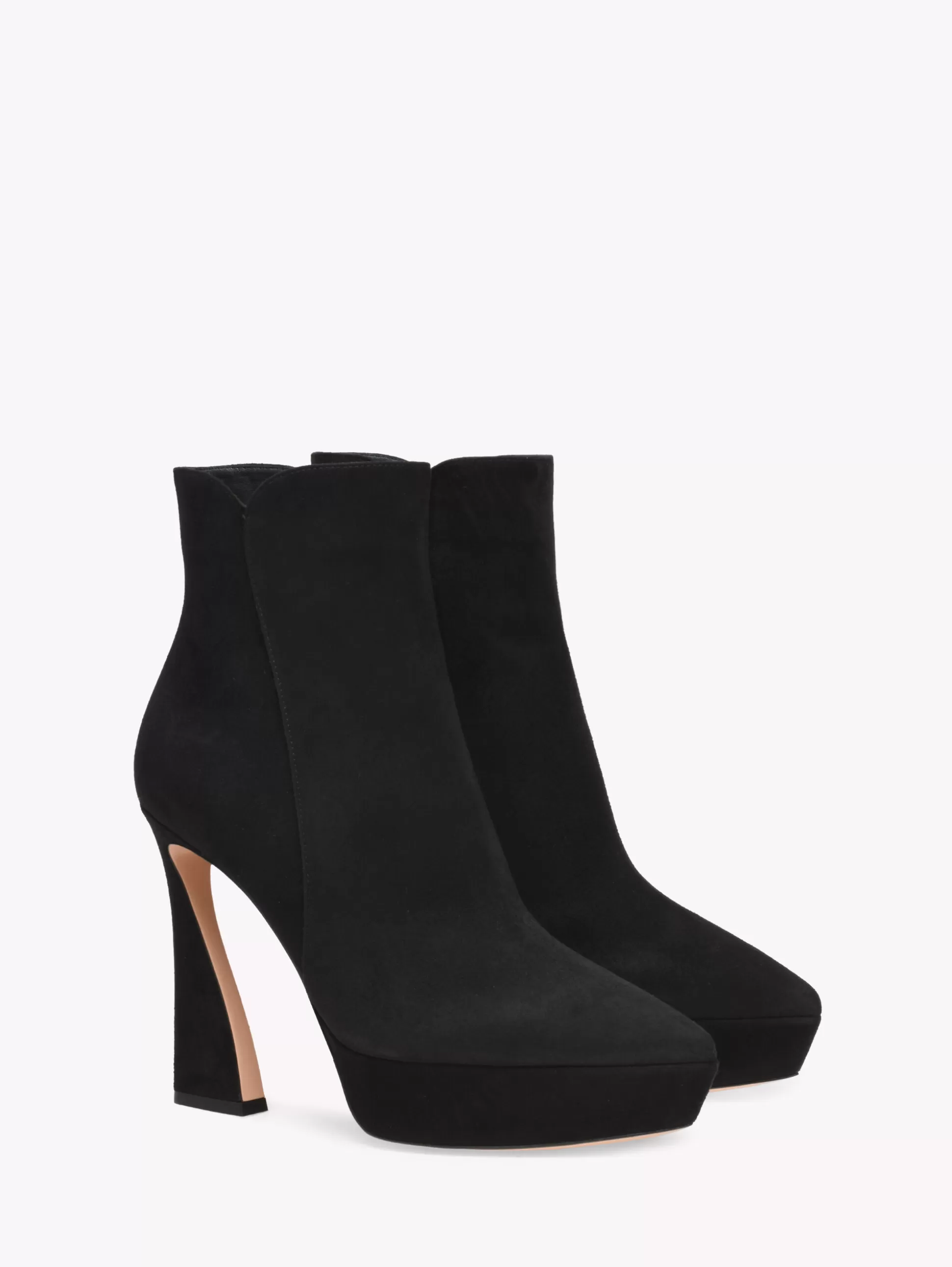 Gianvito Rossi Booties-VERTIGO BOOTIE BLACK SUEDE