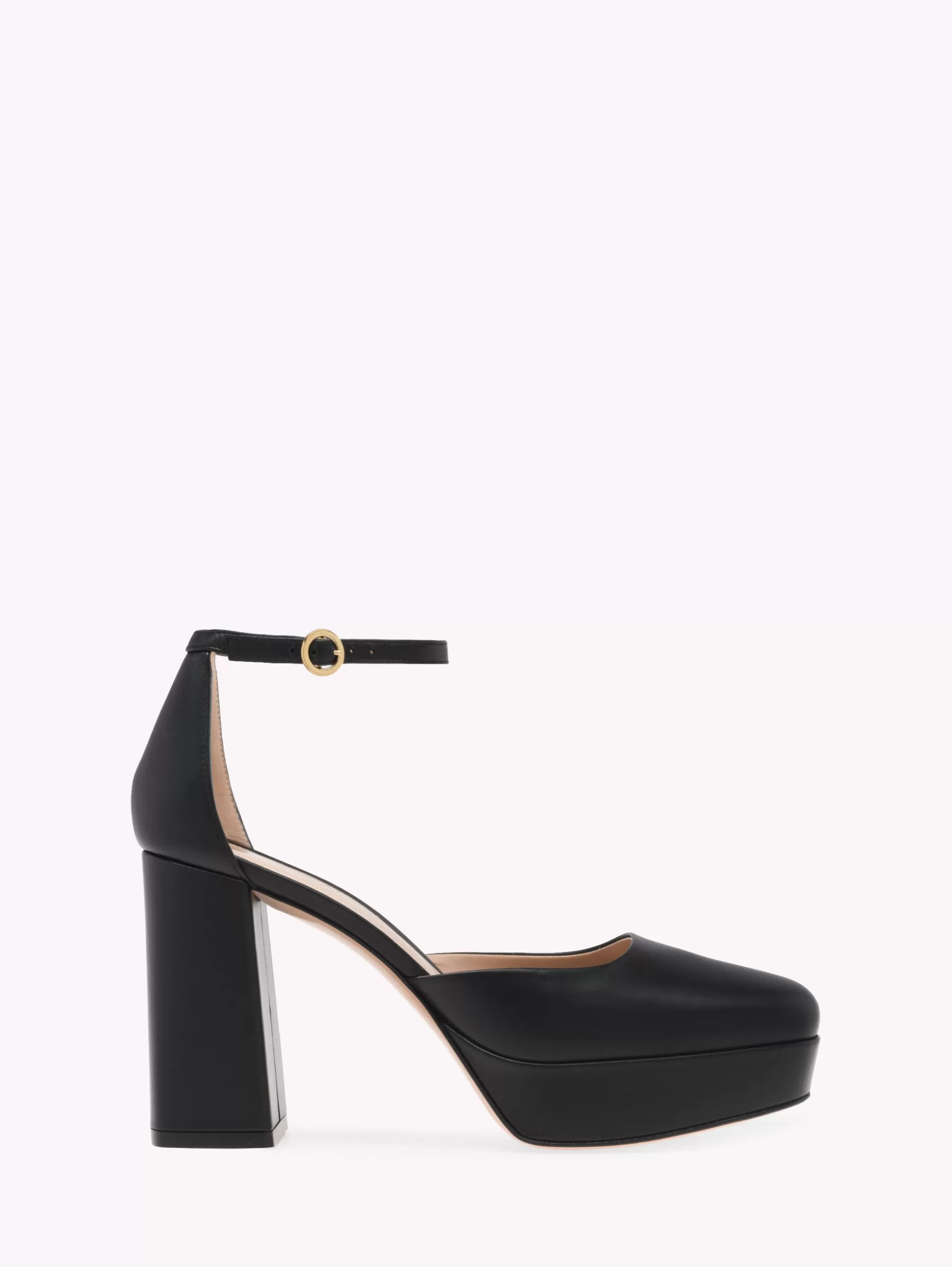 Gianvito Rossi Pumps-VIAN BLACK LEATHER