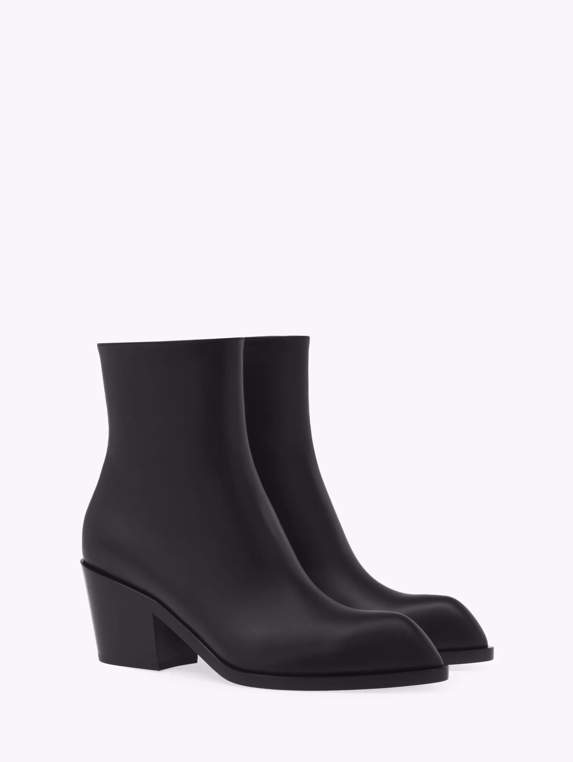 Gianvito Rossi Booties-WEDNESDAY BOOTIE BLACK LEATHER